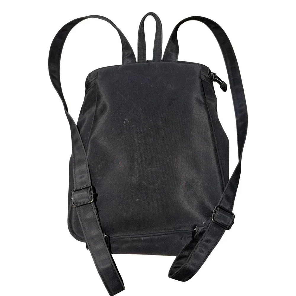 Vintage y2k Harley-Davidson mini backpack with HD logo. black